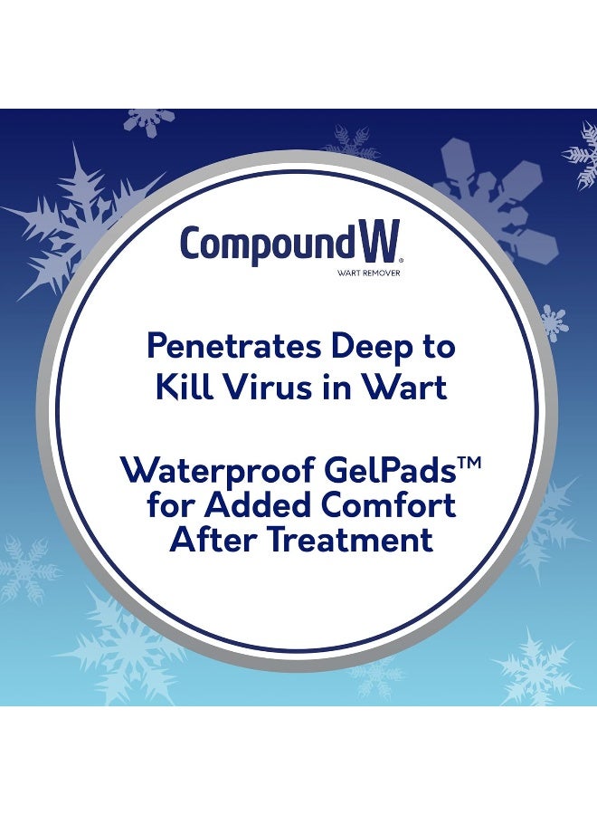Compound W NitroFreeze + GelPads, Wart Removal, 1 Pen, 8 Replaceable Tips & 3 Waterproof Hydrocolloid GelPads - Image 2